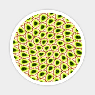 Yellow Daffodil Pattern Magnet